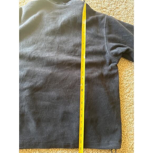 Vintage Columbia Core Black Silver M Fleece Full Zip Jacket - Picture 6 of 7